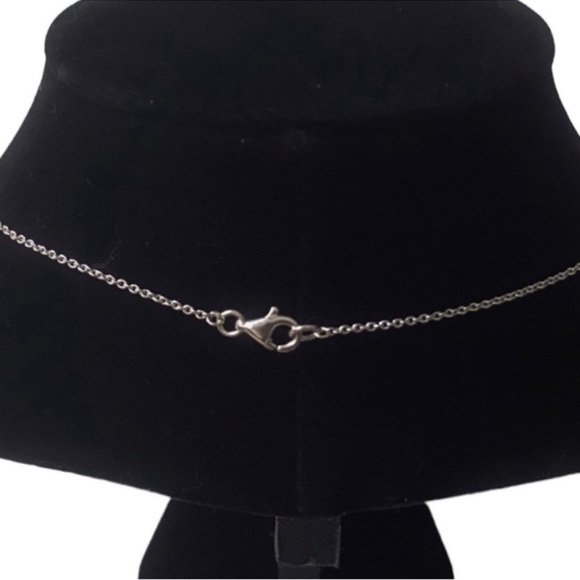 Sterling Silver Cubic Zirconia Cross Necklace - Picture 4 of 5